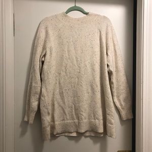 Loft Plus Cream Mockneck Sweater
